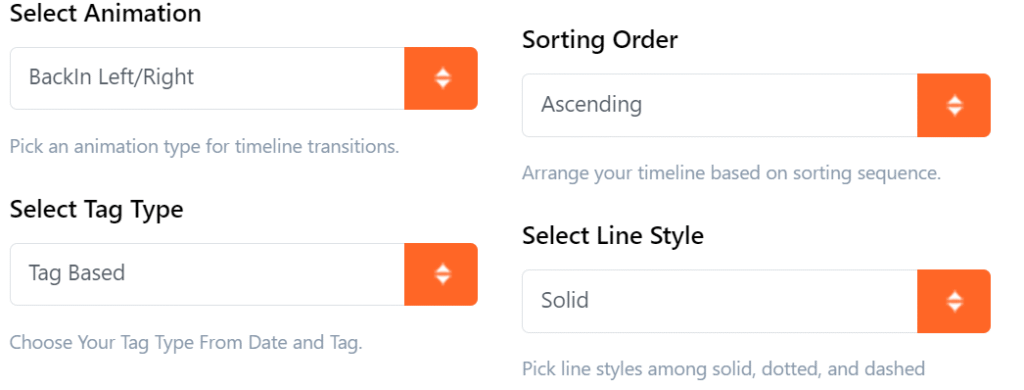 Select Tag Type Option